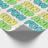 Zon En Plezier Inpakpapier (Hoek)
