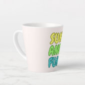Zon En Plezier Latte Mok (Linkerhoek)