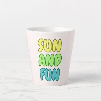 Zon En Plezier Latte Mok