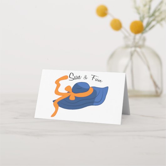 Zon en plezier plaatskaartje (Voorkant)