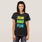 Zon En Plezier T-Shirt (Voorkant volledig)