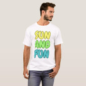 Zon En Plezier T-Shirt (Voorkant volledig)