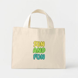 Zon En Plezierige Mini Tote Bag
