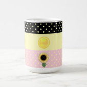 Zon en Polka Dots Koffiemok (Center)