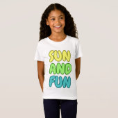 Zon En Pret Fijne Jersey T-Shirt (Voorkant volledig)