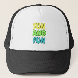 Zon En Pret Hoed Trucker Pet