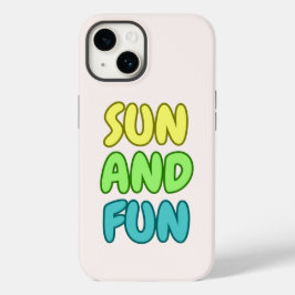 Zon En Pret Stevige iPhone Hoes