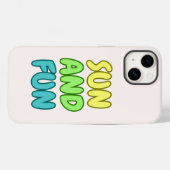 Zon En Pret Stevige iPhone Hoes (Achterkant (horizontaal))
