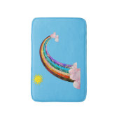 Zon en regenboog 2 badmat (Voorkant Verticaal)