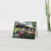 Zon en schaduwen op Belmont Bridge Note Kaart (Voorkant)