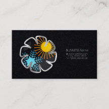 Zon en sneeuwvlokken in de airconditioning