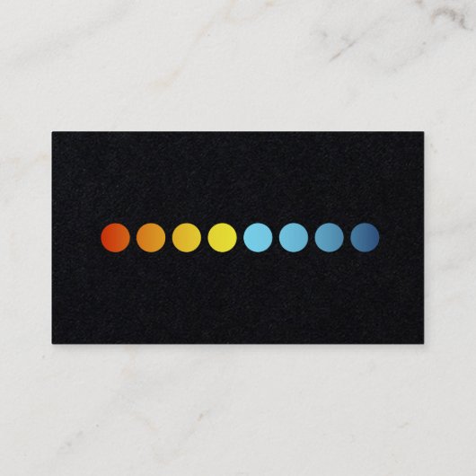 Zon en sneeuwvlokken in de airconditioning visitekaartje (Achterkant)