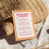 Zon en Spritz vrijgezellenweekend Itinerary Kaart