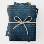 Zon- en staartwapbladen inpakpapier vel (In situ)