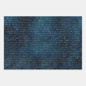 Zon- en staartwapbladen inpakpapier vel (Voorkant)