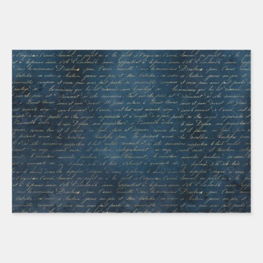 Zon- en staartwapbladen inpakpapier vel (Voorkant)