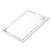 Zon en stemming notitieblok (Schuin)