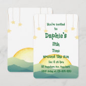 Zon en sterren kaart (Voorkant / Achterkant)