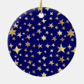 Zon en sterren keramisch ornament (Achterkant)
