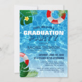 Zon en Succes! Diploma Zwembad Feest Kaart (Voorkant)