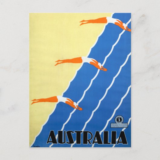  zon en Surf in Australië Reis Briefkaart (Voorkant)