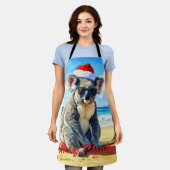 Zon en Surf Koala Kerstman Hoed Schort (Gedragen)