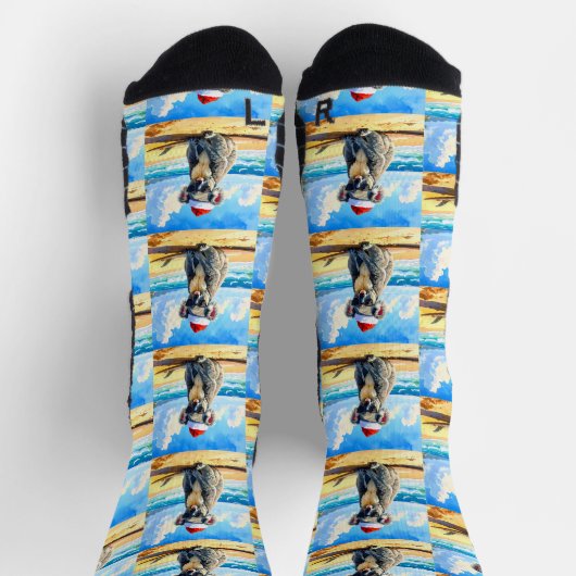 Zon en Surf Koala Santa Hat Sokken (Top)