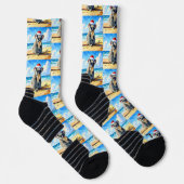 Zon en Surf Koala Santa Hat Sokken (Rechts)