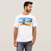 Zon en Surf Koala Santa Hat T-shirt (Voorkant volledig)