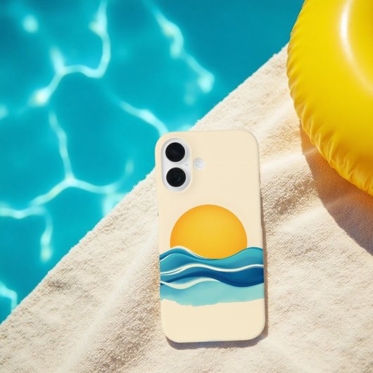 Zon en Surven Wave Case-Mate iPhone Case