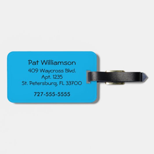 Zon en Surven Zee Wave Illustratie Bagagelabel (Achterkant horizontaal)