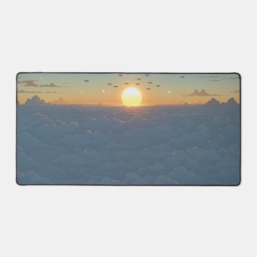 Zon en wolken bureaumat (Voorkant)