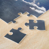 zon en wolken legpuzzel (Zijkant)