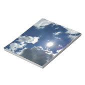 zon en wolken notitieblok (Linkerzijde)