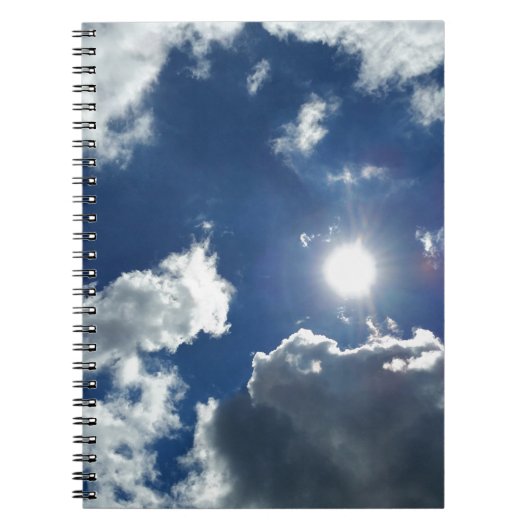 zon en wolken notitieboek (Voorkant)