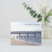 Zon en Zee Bijbelvers Sympathiekaart Kaart (Staand voorkant)