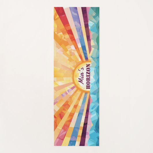 Zon en Zee Horizon Yoga Mat (Voorkant)