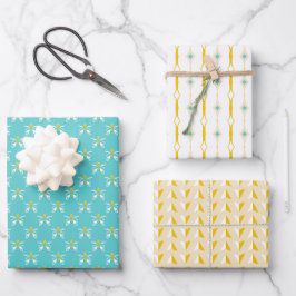 Zon en Zee Serie 6 Set Inpakpapier Vel