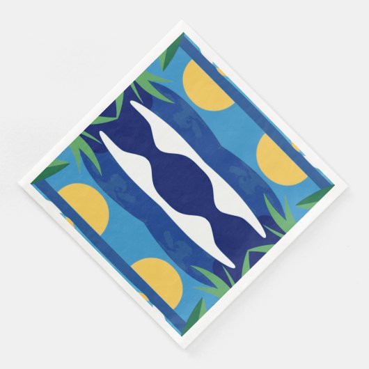 Zon en Zee Servet (Hoek)