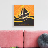 Zon en Zee verkopen Canvas Afdruk (Insitu (Woonkamer))