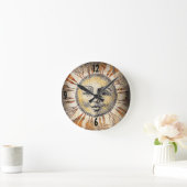 Zon-face wandklok glimlachen (Huis)