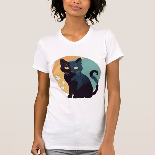 Zon gebleekte Purr T-shirt (Voorkant)