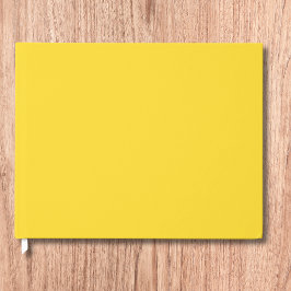 Zon Geel Effen Kleur | Klassiek Elegant Gastenboek