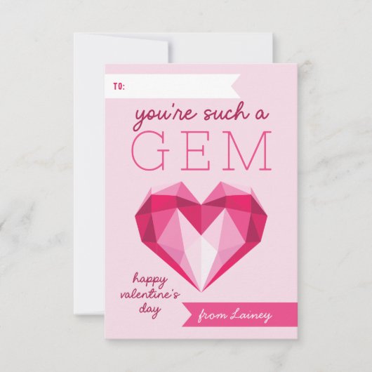 Zo'n Gem Classroom Valentijnsdag Kaart (Voorkant)