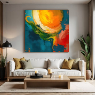 Zon Genesis Canvas Afdruk