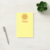 Zon gezicht kunstillustratie Thunder_Cove Post-it® Notes (Kantoor)