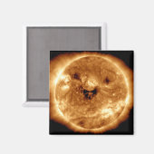 Zon glimlachen vanuit het NASA-observatorium voor  Magneet (Voorkant / Achterkant)