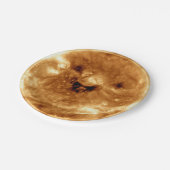 Zon glimlachen vanuit het NASA-observatorium voor  Papieren Bordje (Gekanteld)