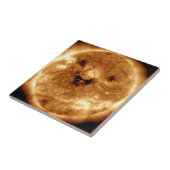 Zon glimlachen vanuit het NASA-observatorium voor  Tegeltje (Zijkant)