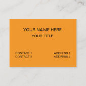 Zon gloeit als de zon visitekaartje (Achterkant)